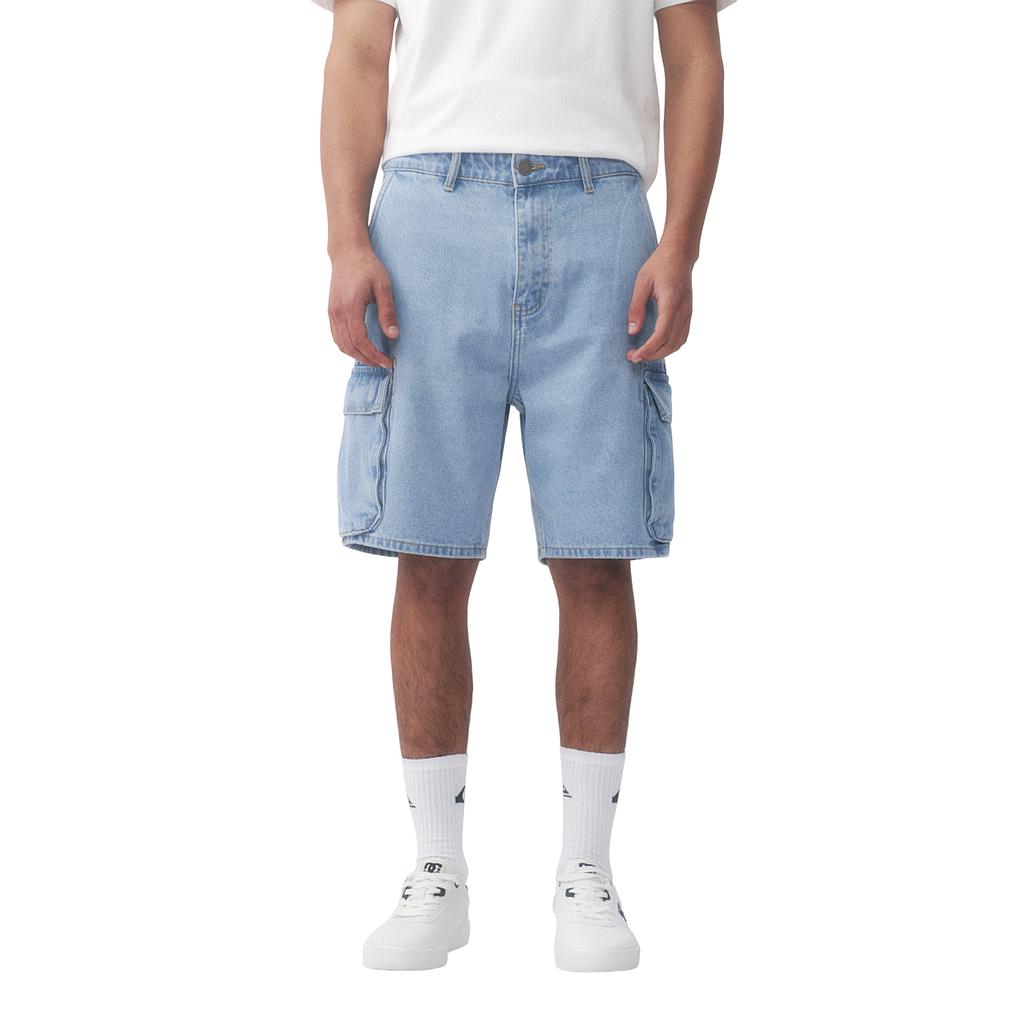 26140204-59 Quiksilver Prendas Shorts Masculino Moda Santiago Light Blue