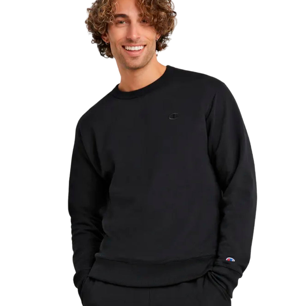S0888407D55-003 CHAMPION PRENDAS SWEATER MASCULINO POWERBLEND FLEECE CREW BLACK