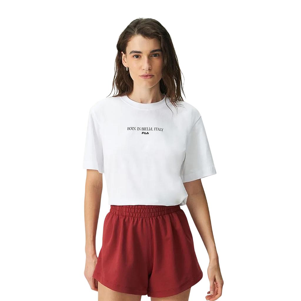 Fila Remeras Femenino Moda Comfort Biella Basic White