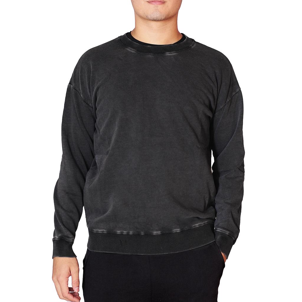 8067W-01 GOODYEAR PRENDAS SUETER MASCULINO MODA WASH BLACK