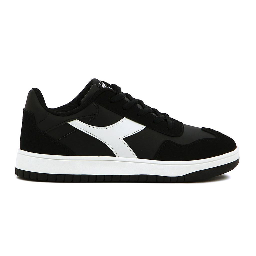 WIND-M-13  DIADORA CALZADOS LIFESTYLE MASCULINO MODA WIND M 13 BLACK WHITE