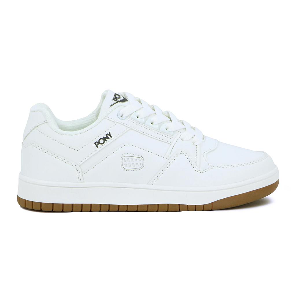 M-100-LOW-M-33 PONY CALZADOS LIFESTYLE MASCULINO MODA M 100 LOW M 33 WHITE/WHITE