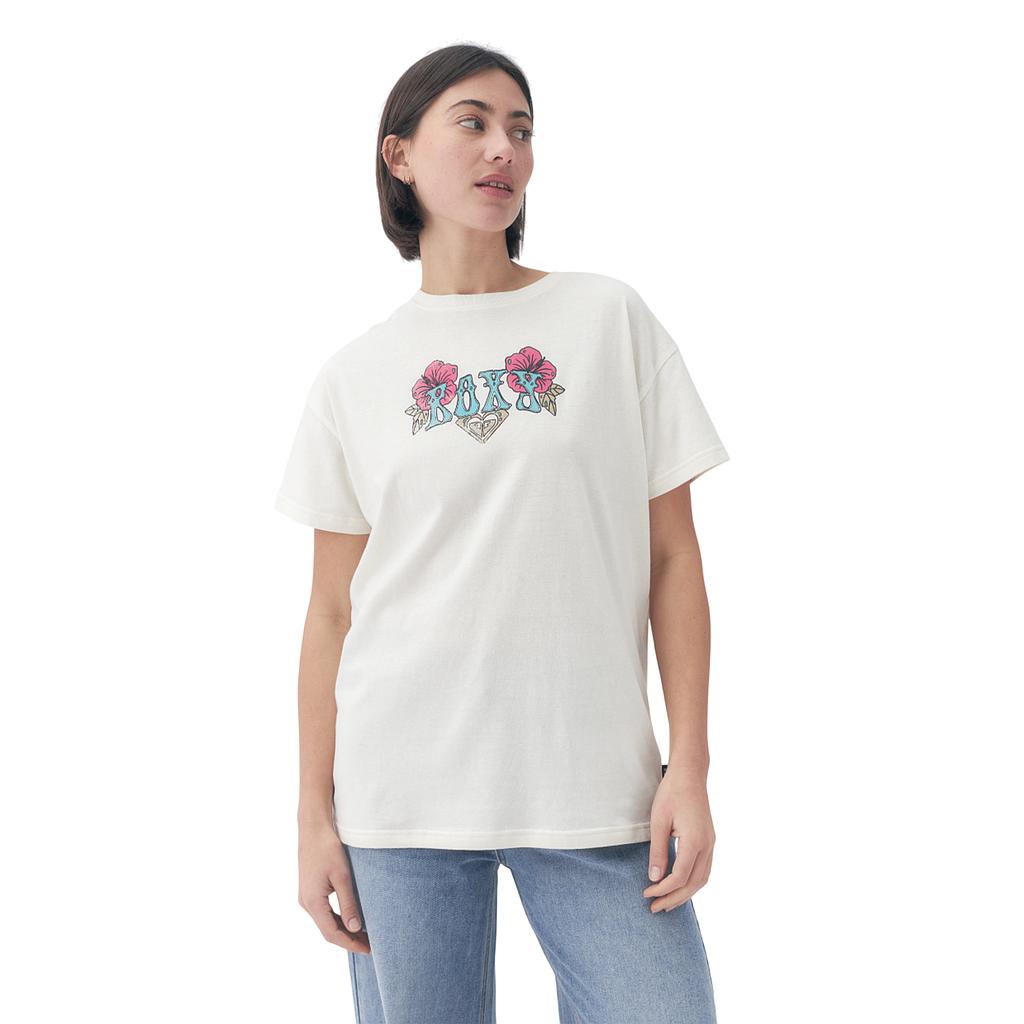26160612-19 Roxy Prendas Remeras Femenino Moda People Speak Crudo