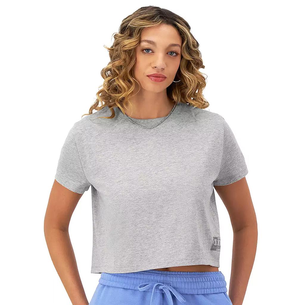 W6691586POB-023 CHAMPION PRENDAS REMERAS FEMENINO MODA TAILGATE TEE OXFORD GRAY