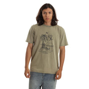 26140618-91 Quiksilver Prendas Remeras Masculino Moda Tuned Out Green