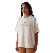 Fila Remeras Femenino Moda Oversized Motor Sport Off White Gardenia