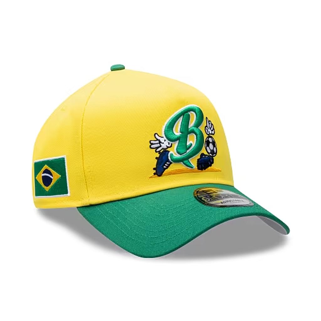 60971201 New Era Gorros 9Forty Unisex Cartoon Soccer Bright Yellow
