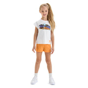 102.179351-20002 DIADORA PRENDAS CONJUNTOS JUNIOR SET SS SPORT ART OPTICAL WHITE