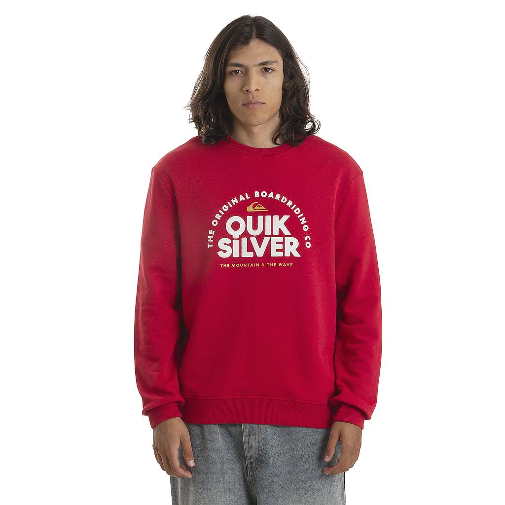 Quiksilver Sueters Masculino Moda Fundamental Ride Red