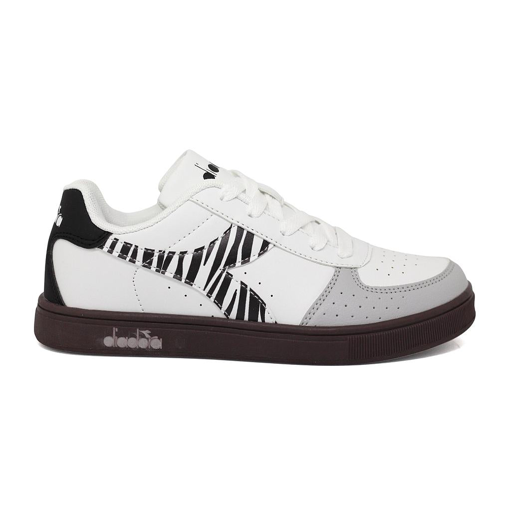 Diadora Lifestyle Femenino Moda Helio II White/Animal Print