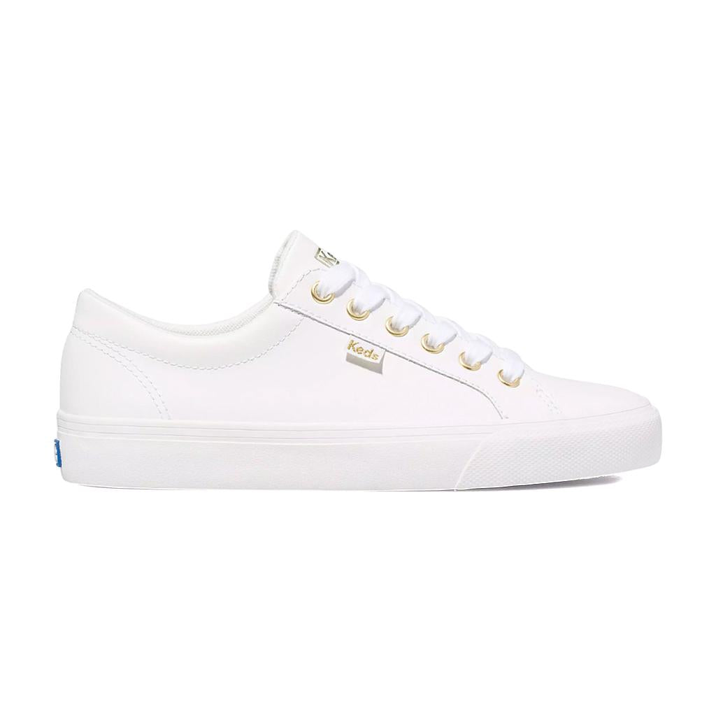 WH63681-111 Keds Calzados Lifestyle Femenino Moda Jump Kick Leather White/Gold