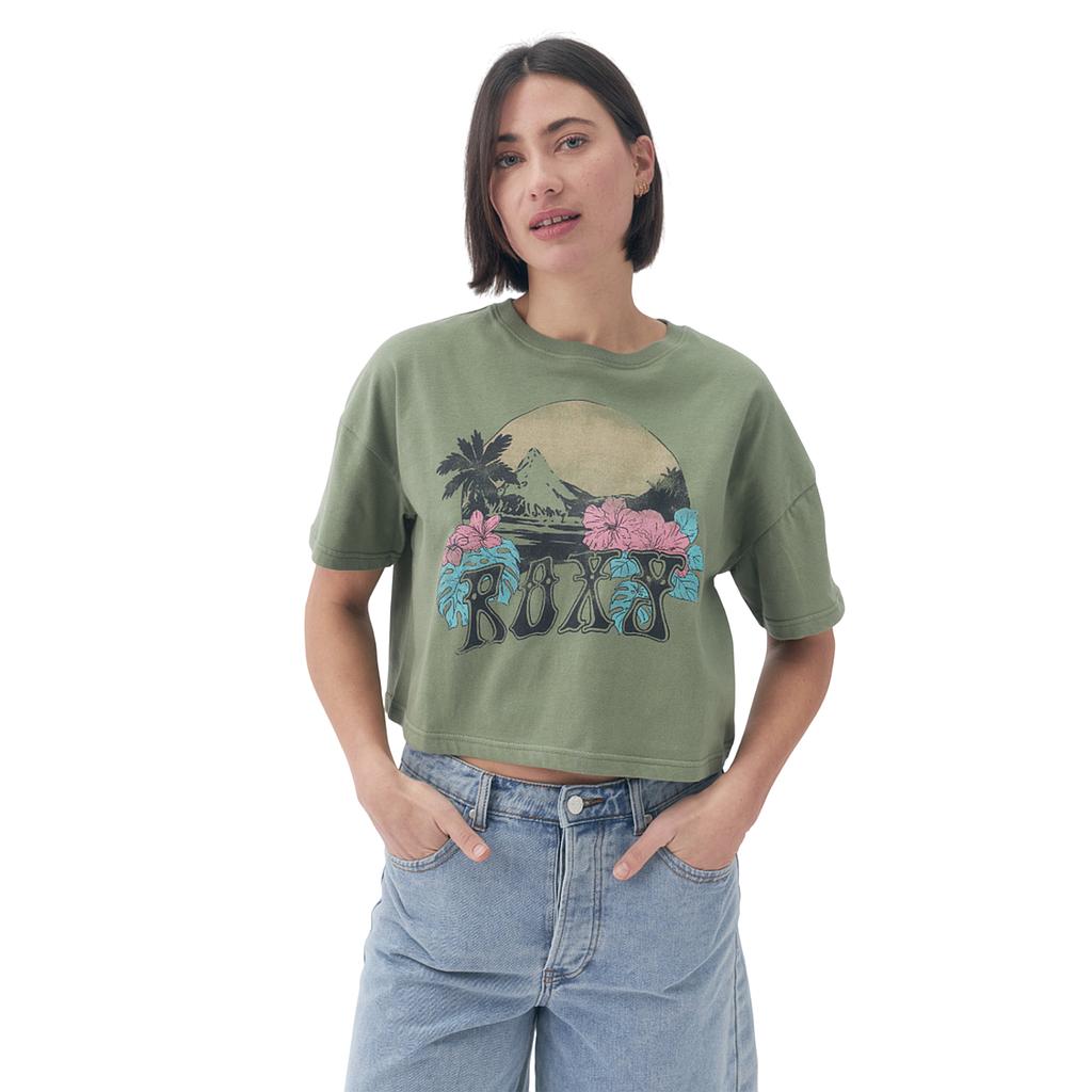 26160608-91 Roxy Prendas Remeras Femenino Moda Capri Verde