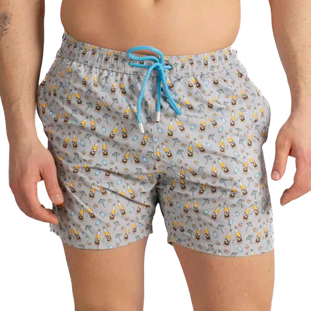 MC2 Shorts Masculino Moda Lighting Micro Fantasy Aperitif Beer 15