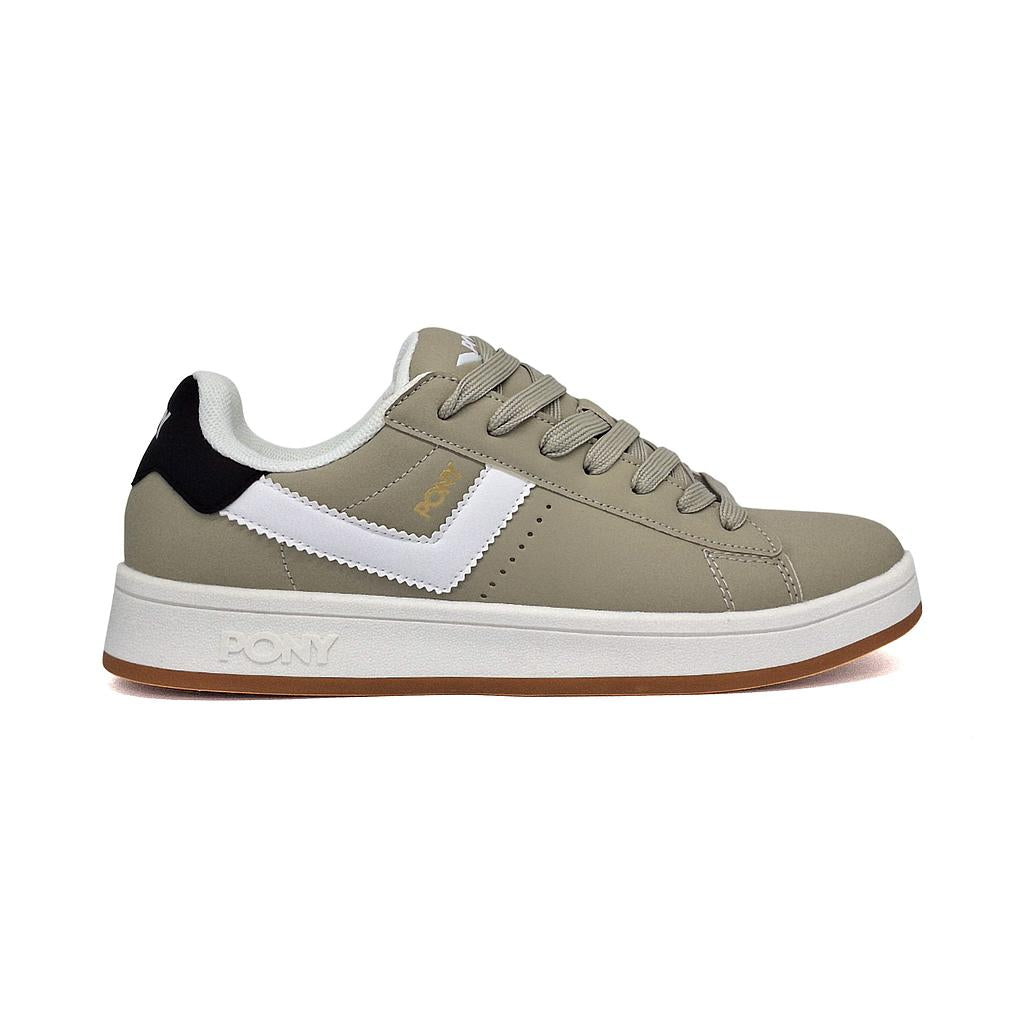 SQUARE PU-T-43 PONY CALZADOS LIFESTYLE FEMENINO MODA SQUARE PU BEIGE/WHITE