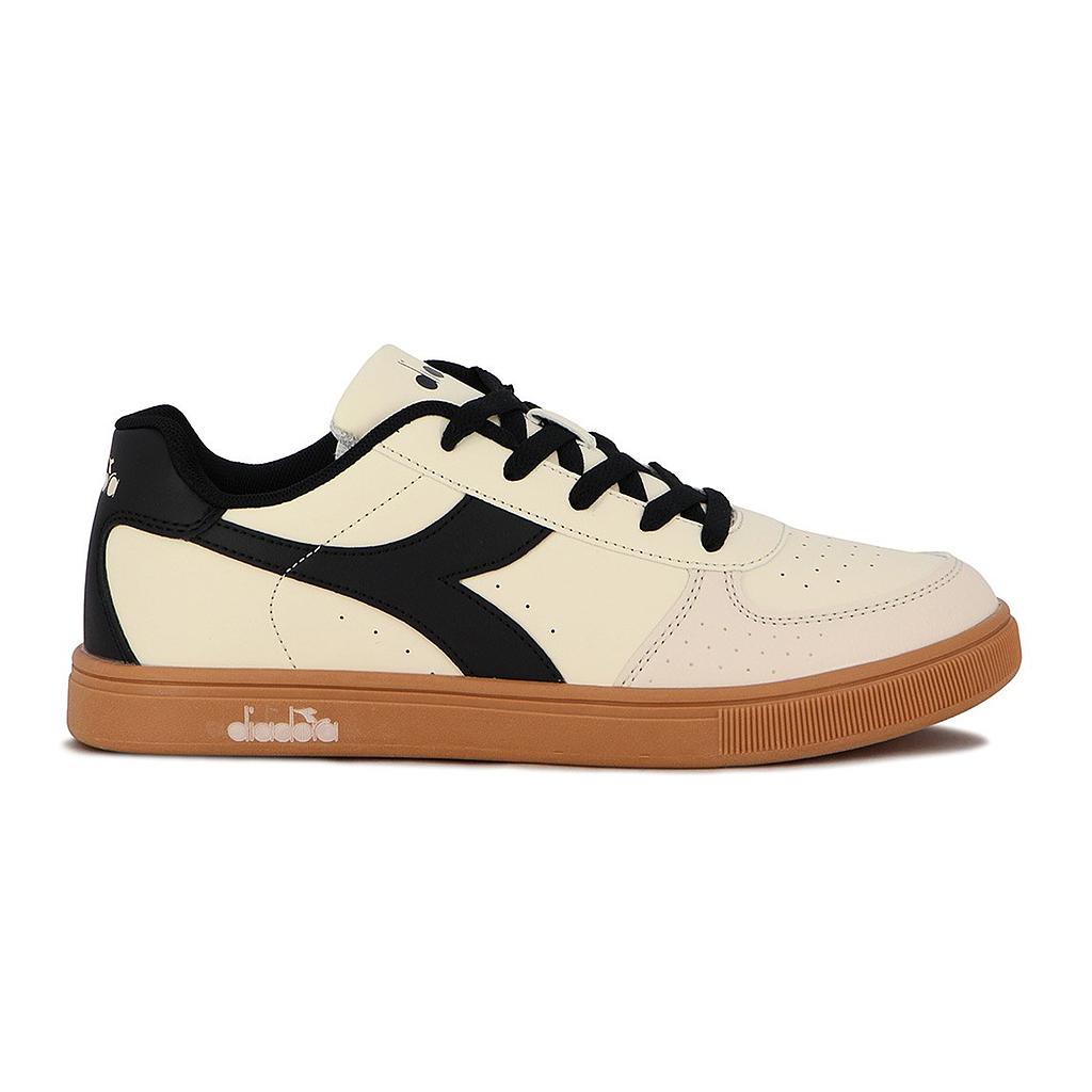 HELIO-II-PU-M-1071 DIADORA CALZADOS LIFESTYLE MASCULINO MODA HELIO II BEIGE/BLACK
