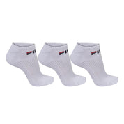 LS330040-100 Fila Accesorios Medias Unisex Moda Tripack Cano Curto Blanco