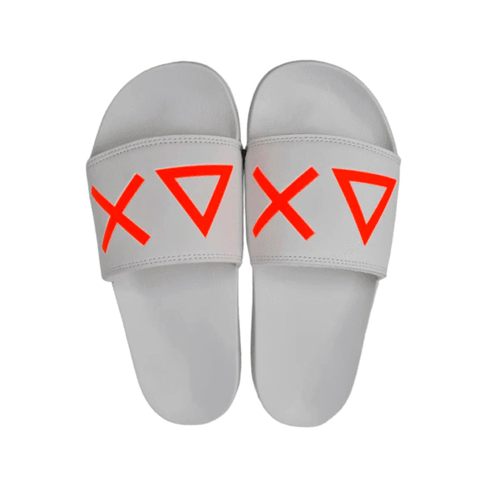 Sun68 Zapatillas Masculino Moda Slippers Logo White