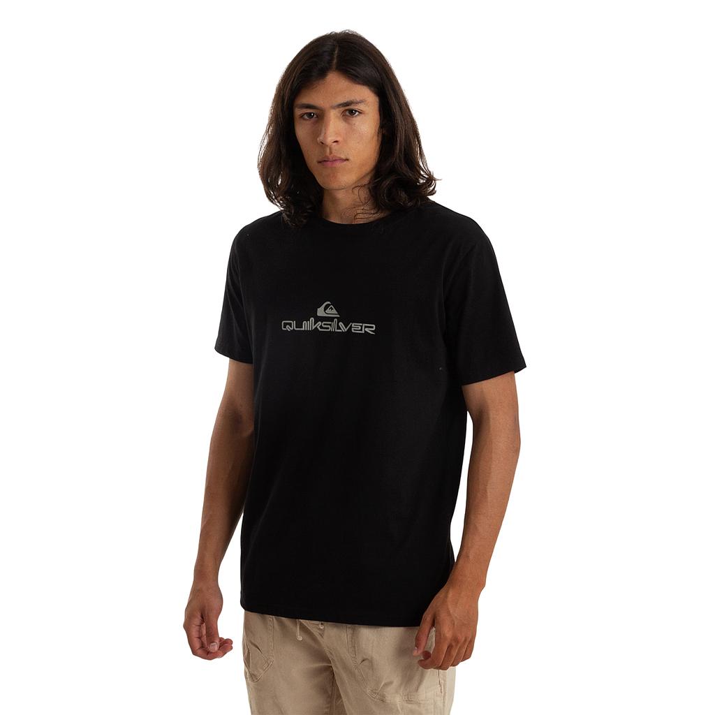 26140601-01 Quiksilver Prendas Remeras Masculino Moda Comp Logo Black