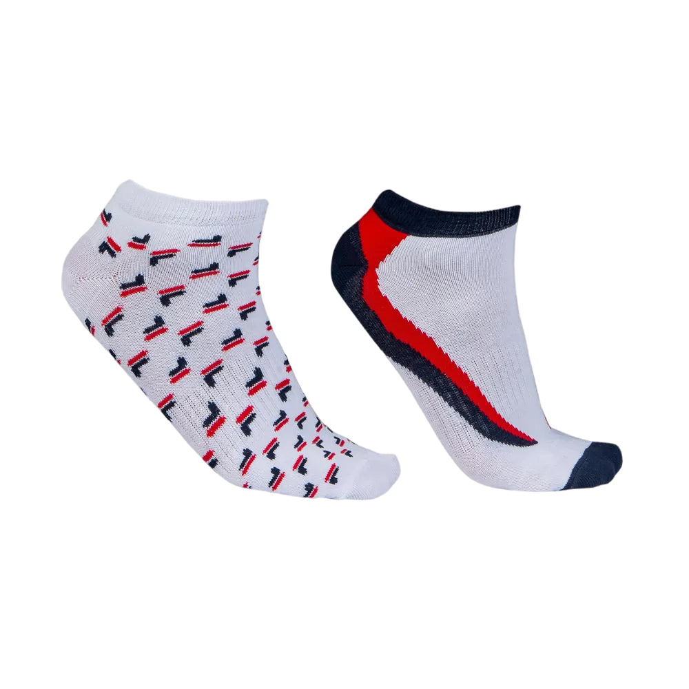 Fila Medias Unisex Unisex Socks Pack Legacy Curto Printed White