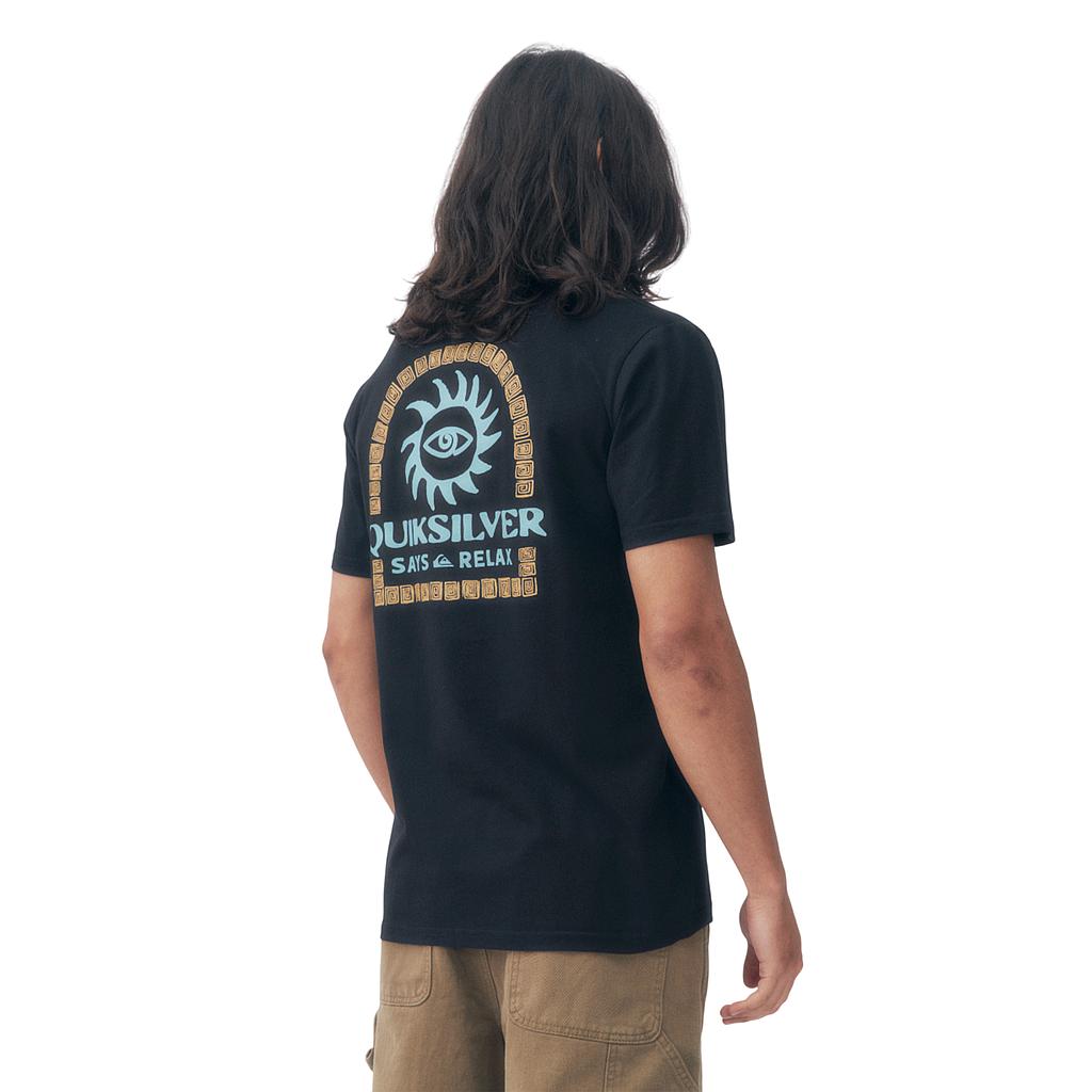 Quiksilver Remeras Masculino Moda Sun Power Black