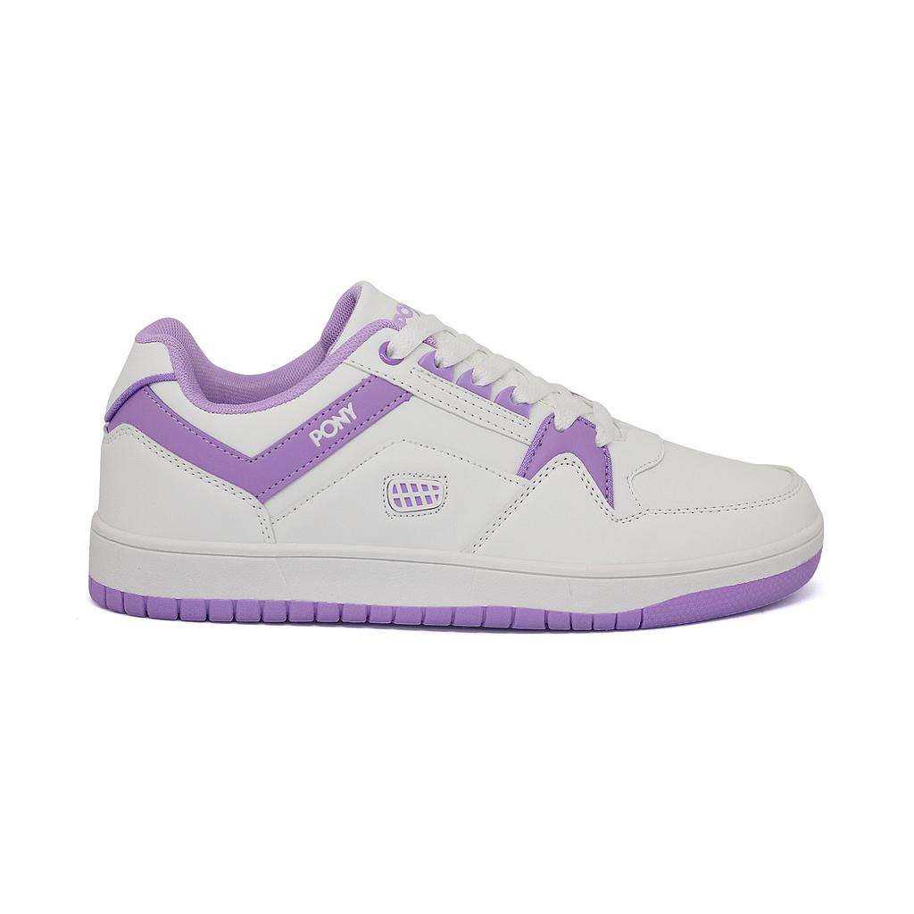 M-100-LOW-T-334 PONY CALZADOS LIFESTYLE UNISEX MODA M-100-LOW WHITE/LILAC