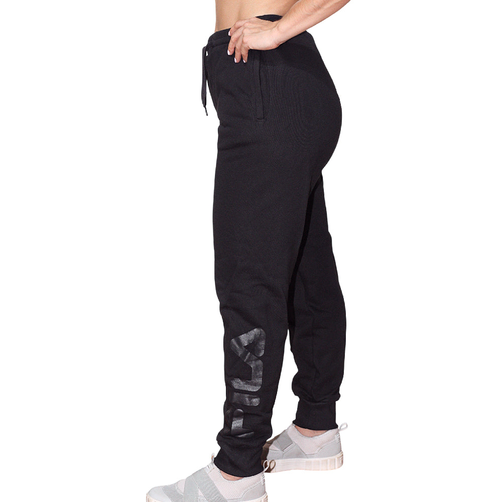 F12L00597-1587 FILA PRENDAS PANTALONES FEMENINO MODA LETTER BLACK/UTILITY BLACK