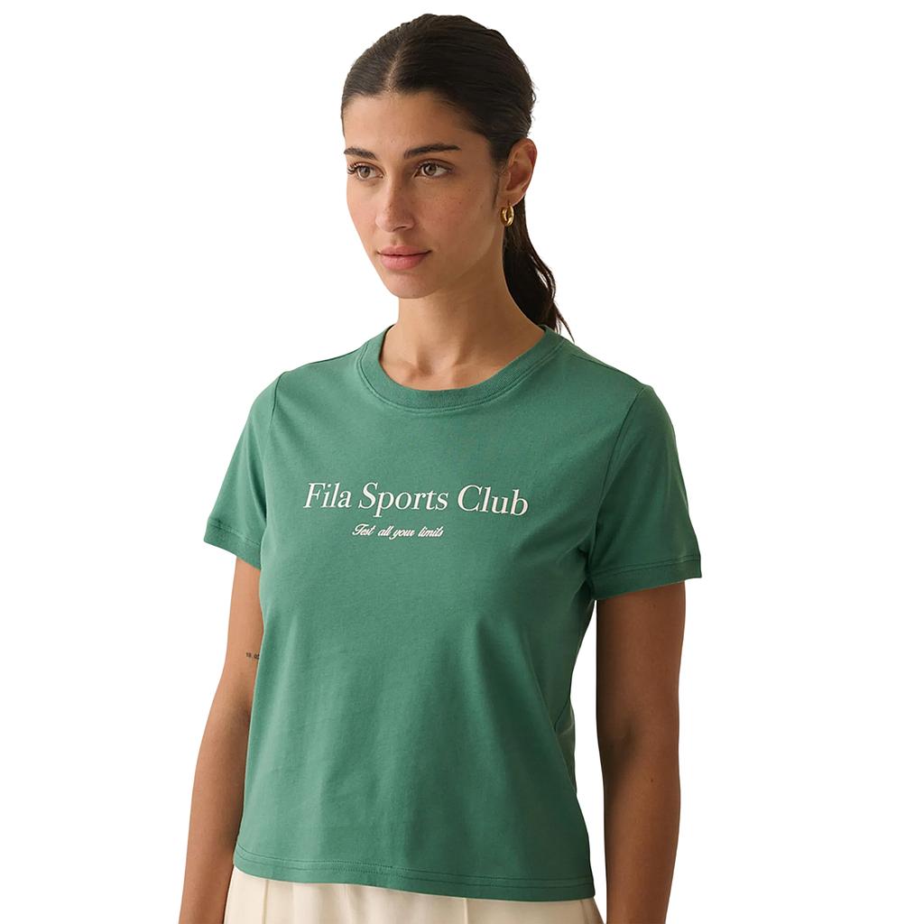 Fila Remeras Femenino Moda Regular Sport Club Medium Green
