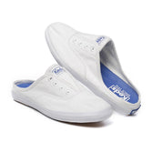 Keds Alpargatas Femenino Moda Moxie Mule Washed Twill White