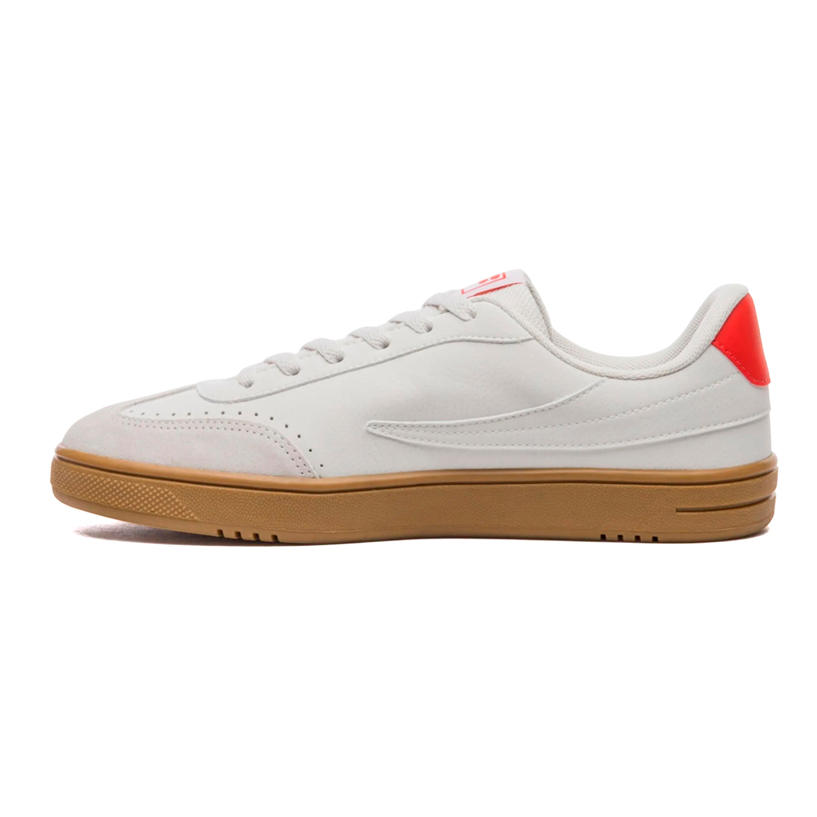 F01L00352-6926 FILA CALZADOS LIFESTYLE MASCULINO MODA COURT 80 VAPOROUS GRAY/GLACIER GRAY/FLAME SCARLET