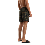 Quiksilver Shorts de Baqo Masculino Moda Volley Nat Geo