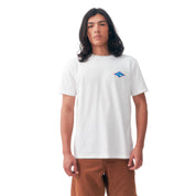 26140605-00 Quiksilver Prendas Remeras Masculino Moda Retro White