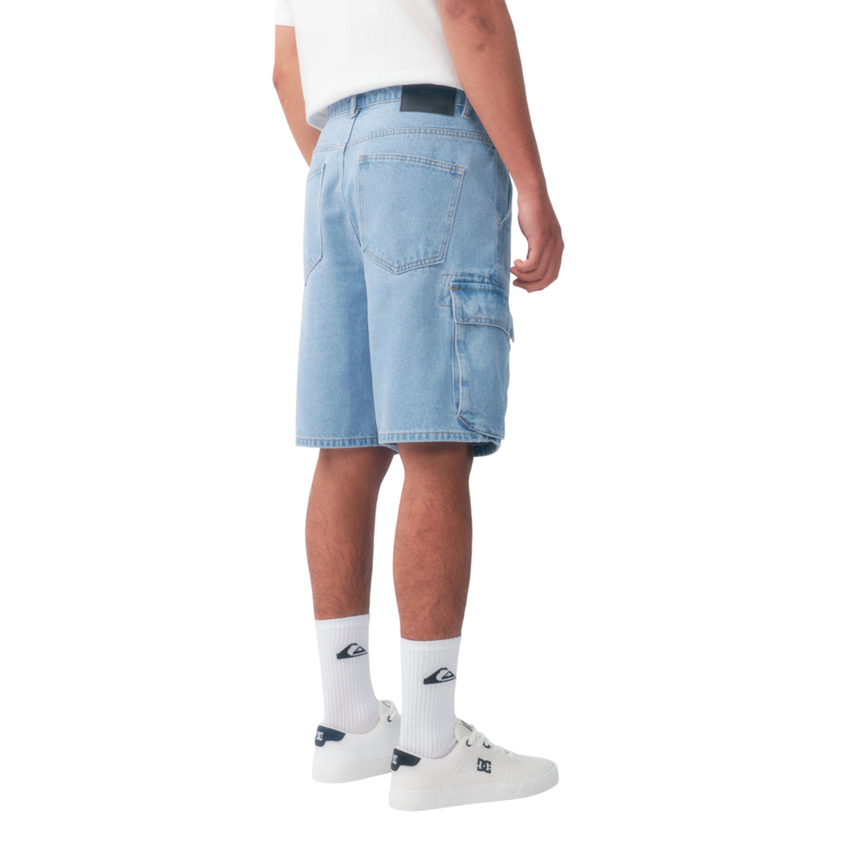 26140204-59 Quiksilver Prendas Shorts Masculino Moda Santiago Light Blue