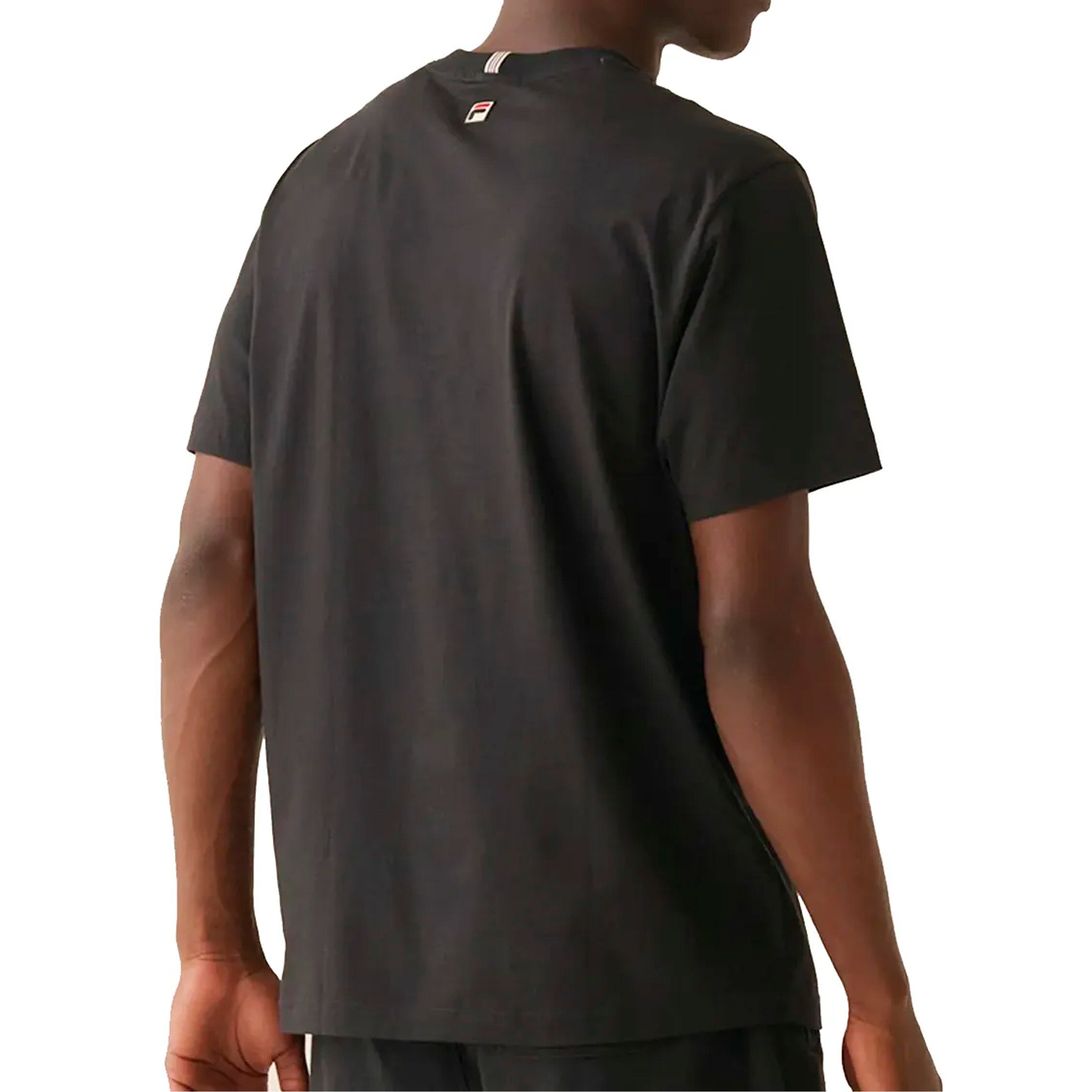 F11L01794-160 FILA PRENDAS REMERAS MASCULINO MODA COMFORT SPORT CLUB BLACK