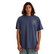 26140630-08 Quiksilver Prendas Remeras Masculino Moda Outside Inside Azul
