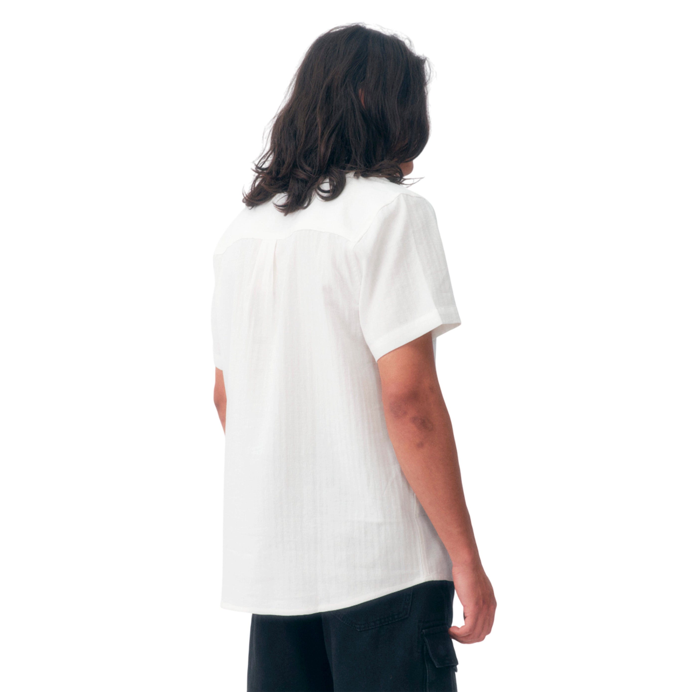 26140705-00 Quiksilver Prendas Camisas Masculino Moda Robin White