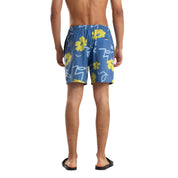 Quiksilver Shorts de Baqo Masculino Moda Volley Street Floral