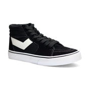 CF-1189H-M-10 PONY CALZADOS LIFESTYLE MASCULINO MODA CONEY CLASSIC HIGH BLACK/WHITE