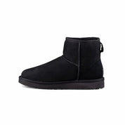 UGG Botas Femenino Moda Classic Mini II Black