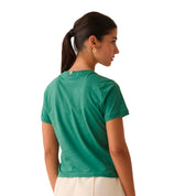 F12L01787-3664 FILA PRENDAS REMERAS FEMENINO MODA REGULAR SPORT CLUB MEDIUM GREEN