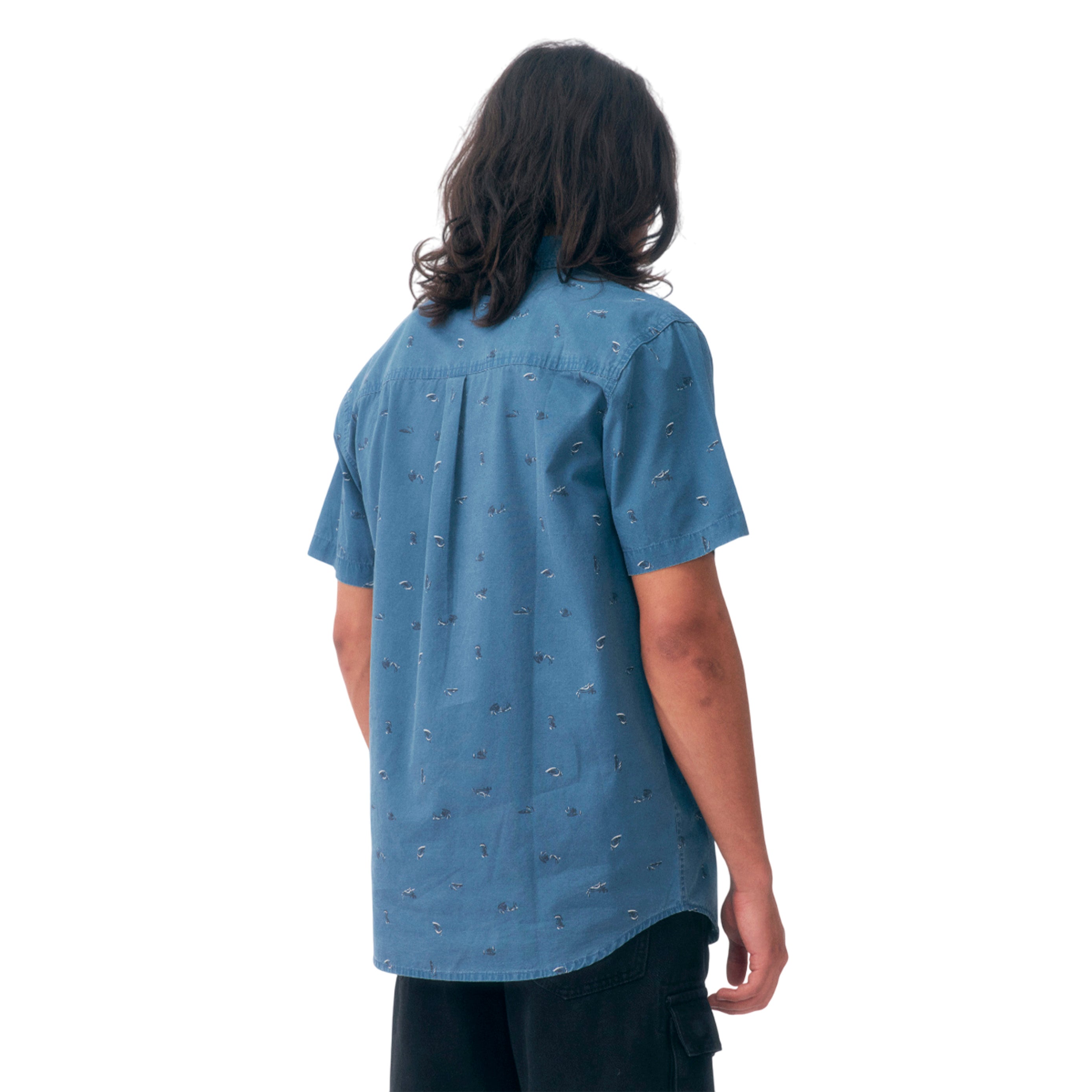 26140704-42 Quiksilver Prendas Camisas Masculino Moda Alan Print 6