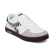 HELIO-II-PU-L-11193 DIADORA CALZADOS LIFESTYLE FEMENINO MODA HELIO II WHITE/ANIMAL PRINT