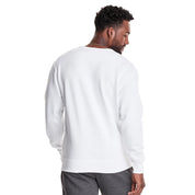 GF88HY06794-WHC CHAMPION PRENDAS MASCULINO POWERBLEND GRAPHIC CREW FLEECE WHITE