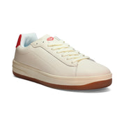 BAP2501-M-03 PONY CALZADOS LIFESTYLE MASCULINO MODA QUEENS QUEST WHITE/RED