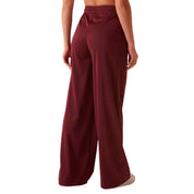 F12L01782-769 FILA PRENDAS PANTALONES FEMENINO MODA WIDE LETTER WINE