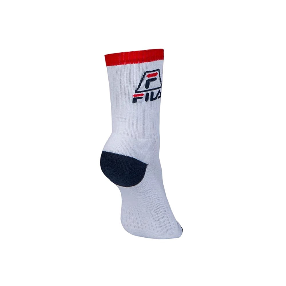 Fila Moda Medias Unisex Basket Blanco/Marino/Rojo