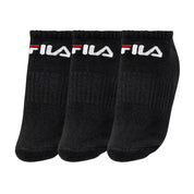 Fila Lifestyle Medias Unisex Tripack Cañoo Corto Negro