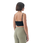 Roxy Crop Tops Femenino Moda Ibiza Black