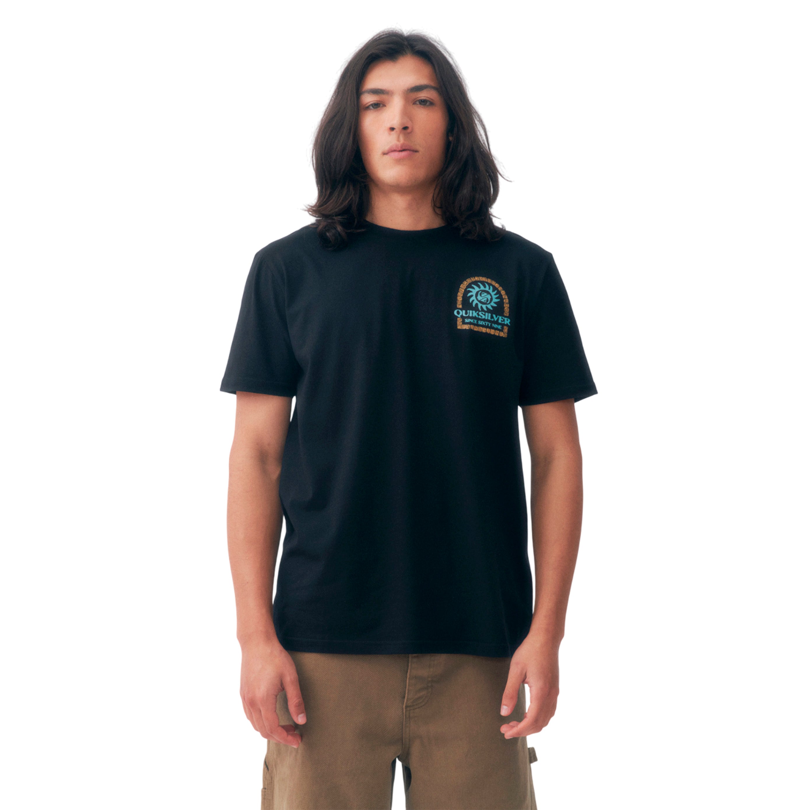 26140604-01 Quiksilver Prendas Remeras Masculino Moda Sun Power Black