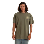 26140630-91 Quiksilver Prendas Remeras Masculino Moda Outside Inside Green
