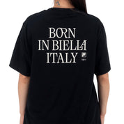 F12L01942-160 Fila Prendas Remeras Femenino Moda Oversized Letter Graphic Black